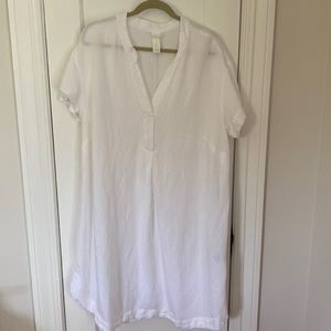 H&M linen dress. 56% linen, 46% viscose